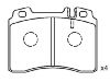 Bremsbelagsatz, Scheibenbremse Brake Pad Set:001 420 98 20