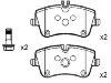 Pastillas de freno Brake Pad Set:003 420 60 20