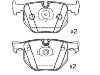 тормозная кладка Brake Pad Set:34 21 6 761 285