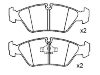 Pastillas de freno Brake Pad Set:34 11 1 157 510