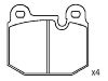 тормозная кладка Brake Pad Set:34 11 1 159 249