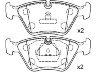 Bremsbelagsatz, Scheibenbremse Brake Pad Set:447 698 151 C