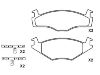 Bremsbelagsatz, Scheibenbremse Brake Pad Set:191 698 151 B