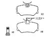 Plaquettes de frein Brake Pad Set:4250.55