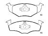 剎車片 Brake Pad Set:1H0 698 151 A