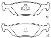 Bremsbelagsatz, Scheibenbremse Brake Pad Set:41 96 317