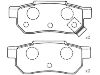 Plaquettes de frein Brake Pad Set:06022-SP8-000