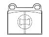 Brake Pad Set:171 698 151 B