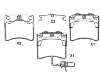 тормозная кладка Brake Pad Set:7D0 698 151 C