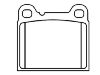 Plaquettes de frein Brake Pad Set:271 586