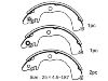 Zapata de freno Brake Shoe Set:NR4034