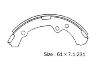 Brake Shoe Set Brake Shoe Set:04496-30030