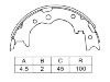 Brake Shoe Set Brake Shoe Set:S4653-01260