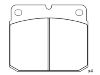 тормозная кладка Brake Pad Set:121029