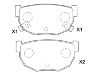 Plaquettes de frein Brake Pad Set:44060-35F90