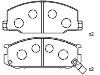 тормозная кладка Brake Pad Set:04465-14061