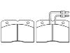 Plaquettes de frein Brake Pad Set:4 432 481