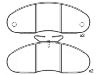 тормозная кладка Brake Pad Set:77 01 203 895