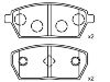 剎車(chē)片 Brake Pad Set:55200-62874