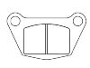 Bremsbelagsatz, Scheibenbremse Brake Pad Set:141346