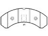 Brake Pad Set:8 284 000 106