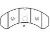 Plaquettes de frein Brake Pad Set:8 284 000 224