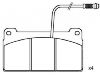 Bremsbelagsatz, Scheibenbremse Brake Pad Set:001 420 91 20