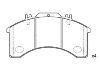 Brake Pad Set:190 6191