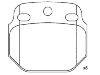 Plaquettes de frein Brake Pad Set:190 6118