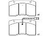 Plaquettes de frein Brake Pad Set:9316 1314