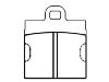 Pastillas de freno Brake Pad Set:111 698 151 A