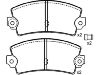 Pastillas de freno Brake Pad Set:77 01 602 289