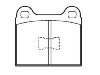 Bremsbelagsatz, Scheibenbremse Brake Pad Set:171 698 151 E