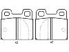 Plaquettes de frein Brake Pad Set:0060 724 237