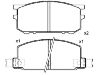 Bremsbelagsatz, Scheibenbremse Brake Pad Set:72519-1110