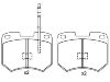 Bremsbelagsatz, Scheibenbremse Brake Pad Set:431 698 151