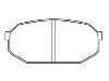 Bremsbelagsatz, Scheibenbremse Brake Pad Set:MB 238 261