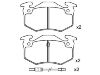 Plaquettes de frein Brake Pad Set:4250.71