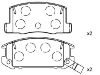 Plaquettes de frein Brake Pad Set:04466-17010