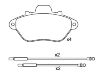 Plaquettes de frein Brake Pad Set:4250.80