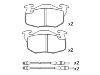 剎車片 Brake Pad Set:95 659 340