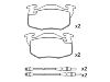 тормозная кладка Brake Pad Set:4250.91