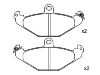 Bremsbelagsatz, Scheibenbremse Brake Pad Set:4 762 999