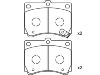 Plaquettes de frein Brake Pad Set:F1CZ-2001B