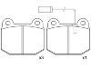 Brake Pad Set:0060 760 088