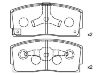 Plaquettes de frein Brake Pad Set:04491-87101