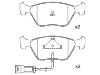 тормозная кладка Brake Pad Set:6 744 007