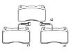 剎車片 Brake Pad Set:9 948 030