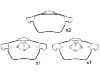 Plaquettes de frein Brake Pad Set:2 723 70