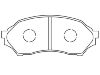 剎車片 Brake Pad Set:B2YD-33-28Z